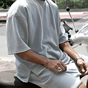 Casual loose fit effen sportset