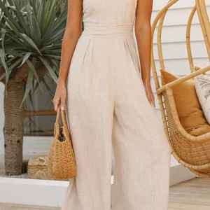 Jumpsuit met schouderbandje