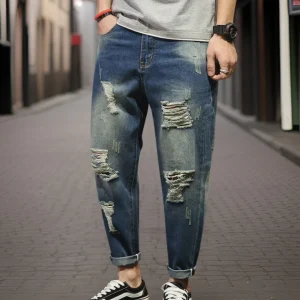 Wesley™ geribde broek van hoge kwaliteit met losse pasvorm