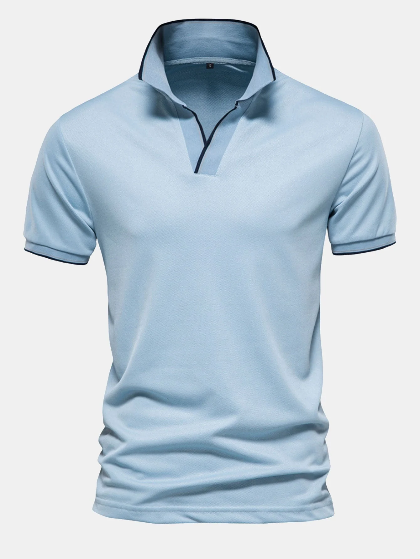 Man V Hals Poloshirt - Afbeelding 4