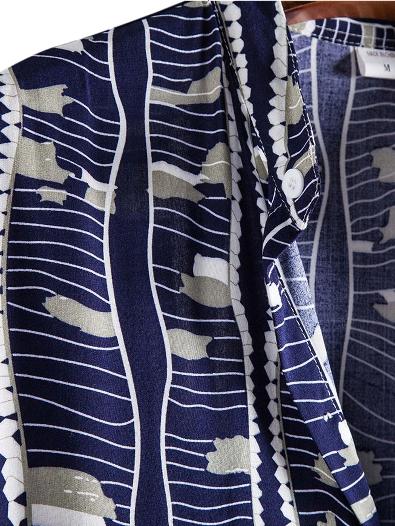 Overhemd met staande kraag - Afbeelding 4