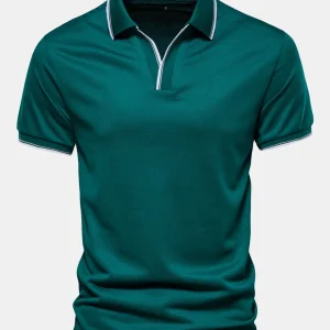 Man V Hals Poloshirt
