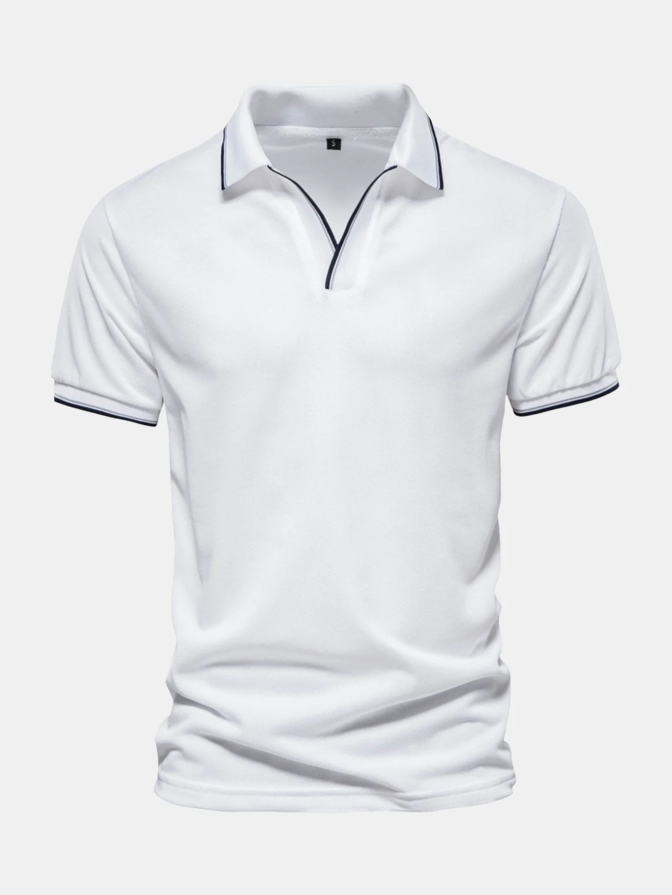 Man V Hals Poloshirt - Afbeelding 5