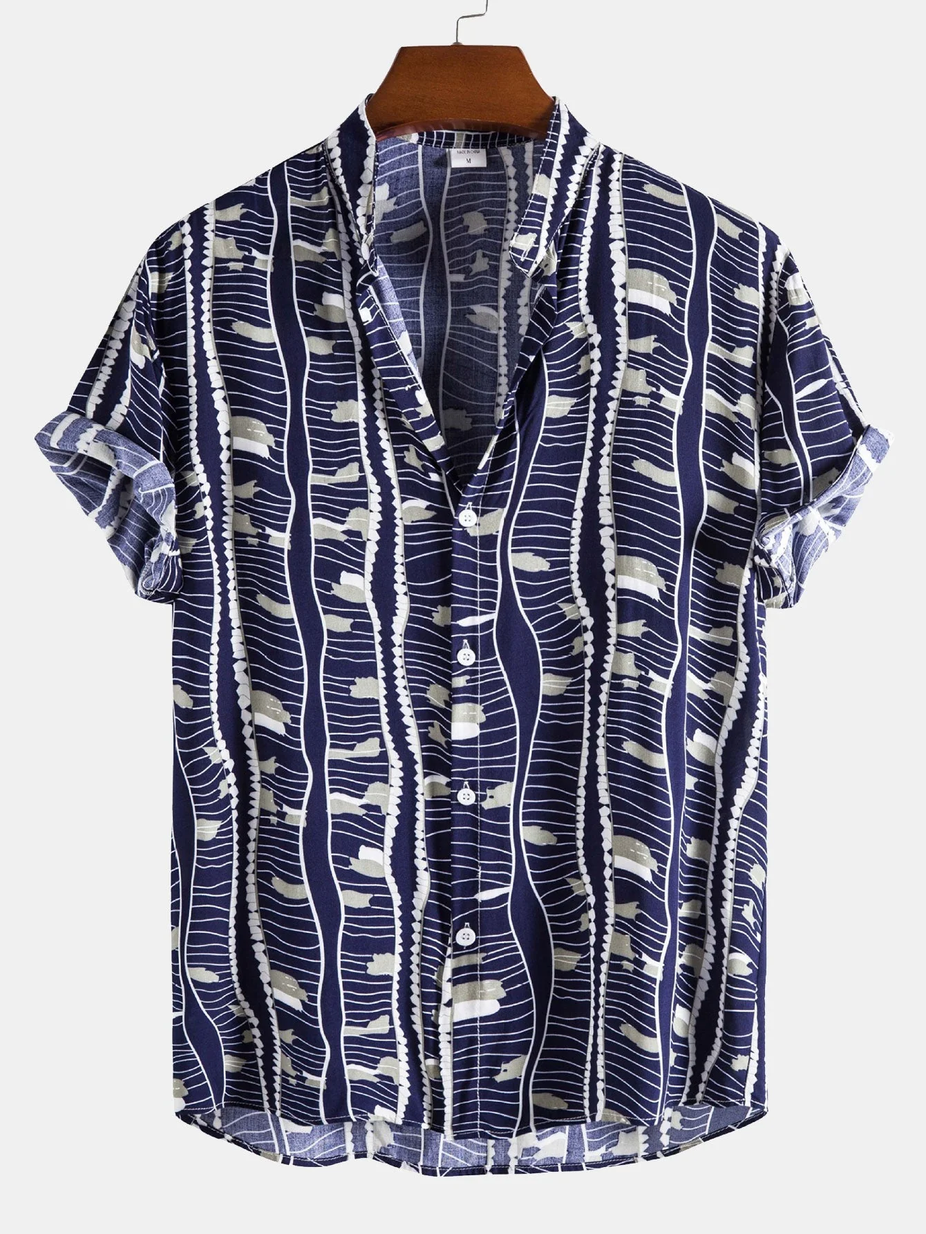 Overhemd met staande kraag - Afbeelding 2