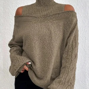 Trendy off-shoulder trui voor dames