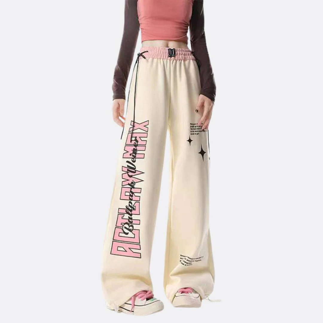 Trendy loungebroek met wijde pijpen - Afbeelding 5