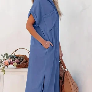 Zara | Stijlvolle overhemdjurk