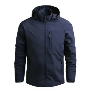 Waterdichte windjack met capuchon voor heren