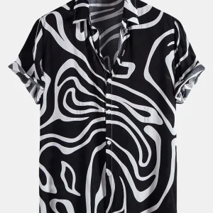 Shirt met wervelprint