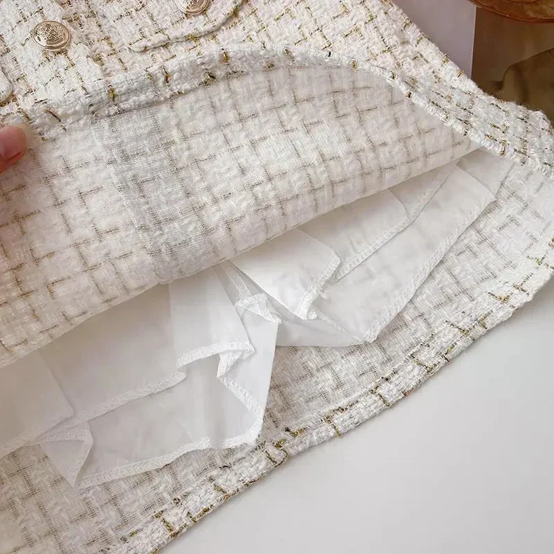 Schots tweed minirokje - Afbeelding 4