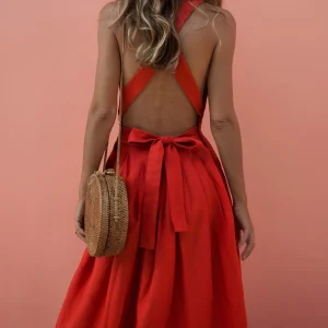 Zomerse jurk met riempjes