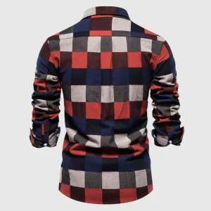 Retro geruit overhemd