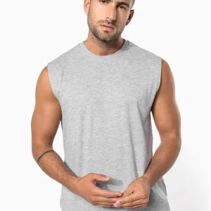 K3022IC – Mouwloos Heren T-shirt Biologisch katoen