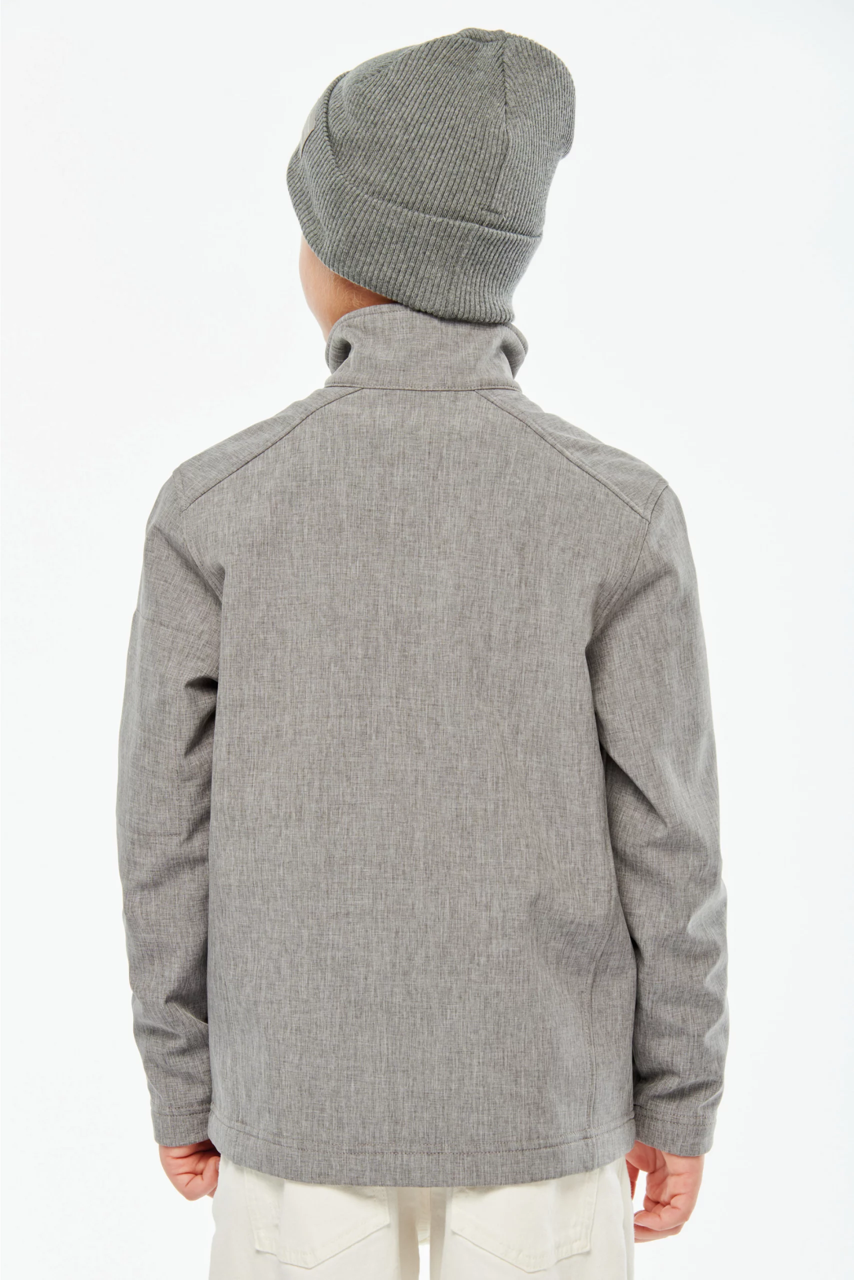 K402 – Kinder softshell jas ontwerpen en bedrukken - Afbeelding 4