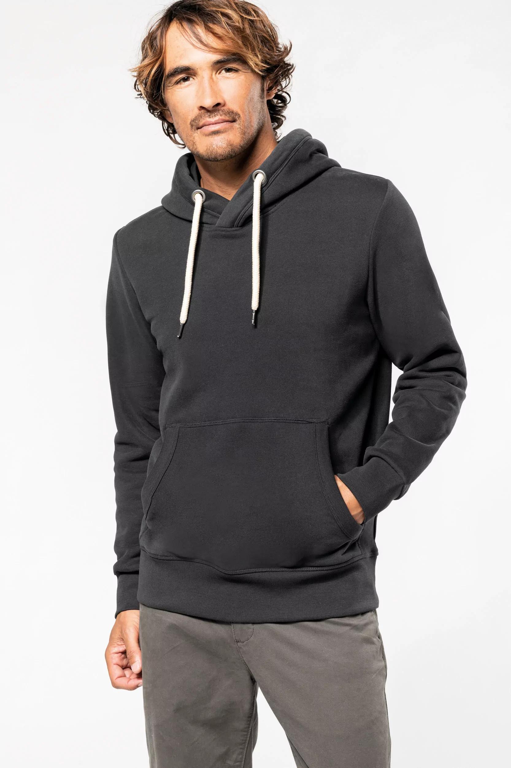 KV2308 – Premium vintage hoodie bedrukken - Afbeelding 2