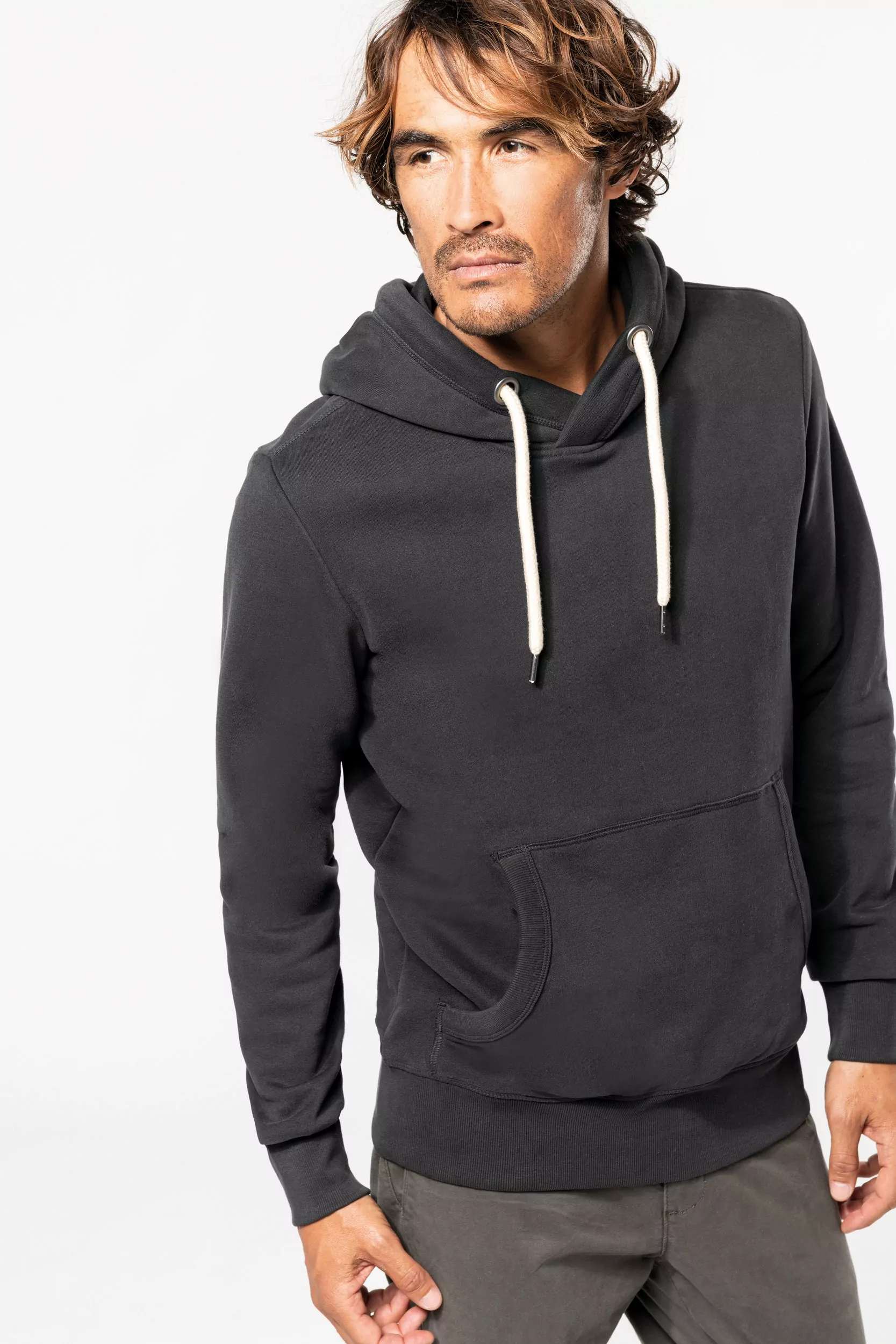 KV2308 – Premium vintage hoodie bedrukken - Afbeelding 5