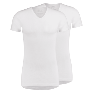 T-shirt V-hals Prominent 2-Pack