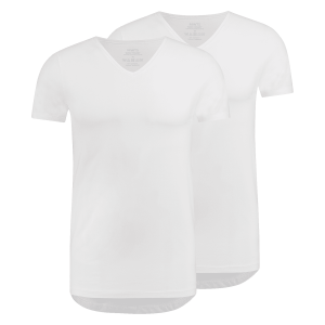 T-shirt V-hals Slim fit 2-Pack