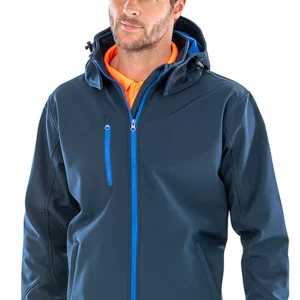 R230M – Core heren softshell jas 3-laags met capuchon