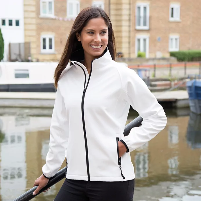 R231F – Dames softshell jas bedrukken - Afbeelding 2