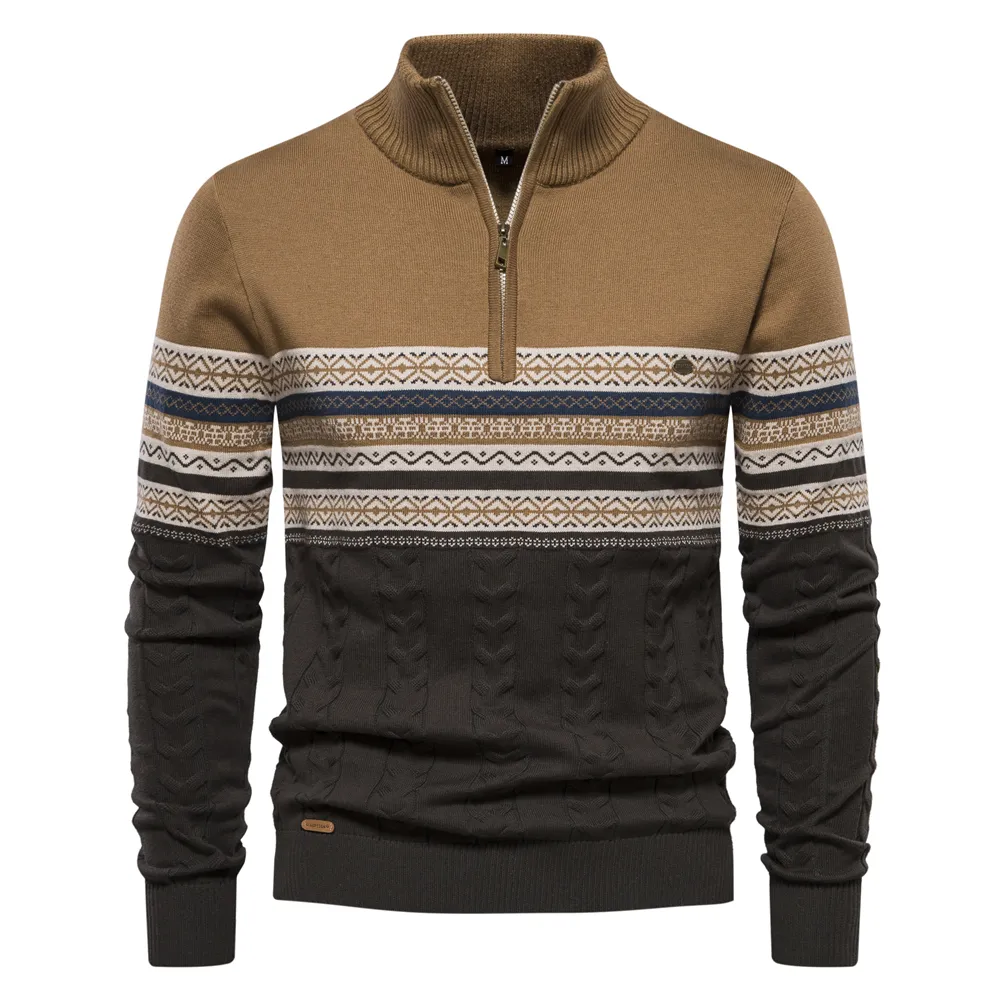 Sweater van hoge kwaliteit met retro patronen - Afbeelding 6