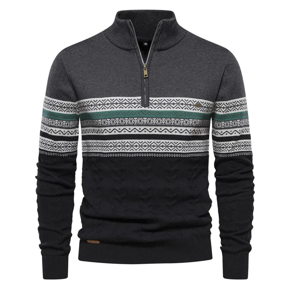 Sweater van hoge kwaliteit met retro patronen - Afbeelding 9
