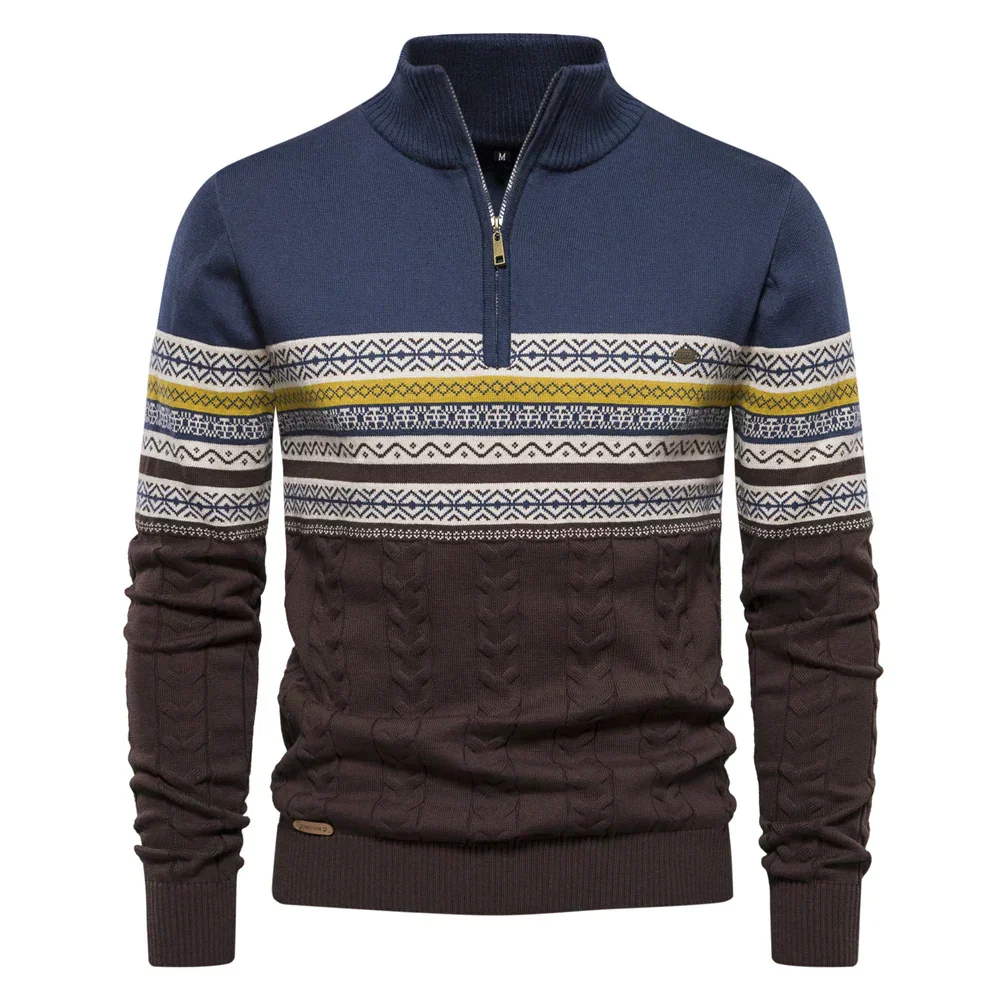 Sweater van hoge kwaliteit met retro patronen - Afbeelding 8