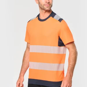 WK360 – Gerecycled veiligheids-T-shirt ronde hals korte mouwen unisex