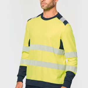 WK361 – Gerecycled veiligheids-T-shirt lange mouwen