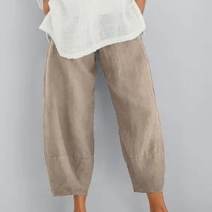 Vintage wijde pantalon voor dames