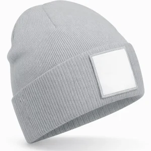 B337R – Dubbellaagse muts met vierkante witte patch