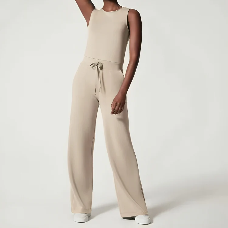 Ronde hals Casual mouwloze jumpsuit voor vrouwen - Afbeelding 2