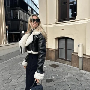 Crop Top Leren Teddyjas