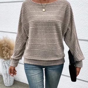 Kendall effen gekleurde trui