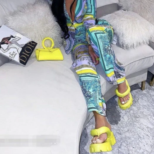 Strandglijbanen met een dikke zool - Afbeelding 4