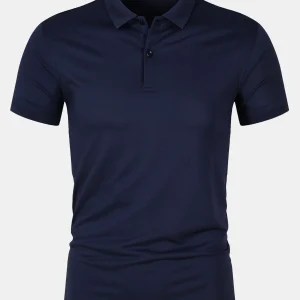 Effen Mesh Poloshirt