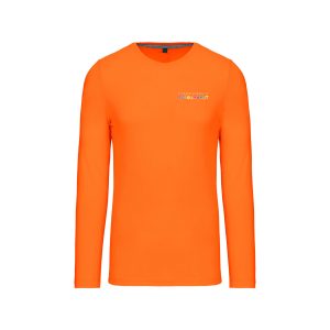 T-shirt lange mouwen oranje